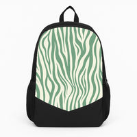 Green Zebra - Animal Patterns Backpack