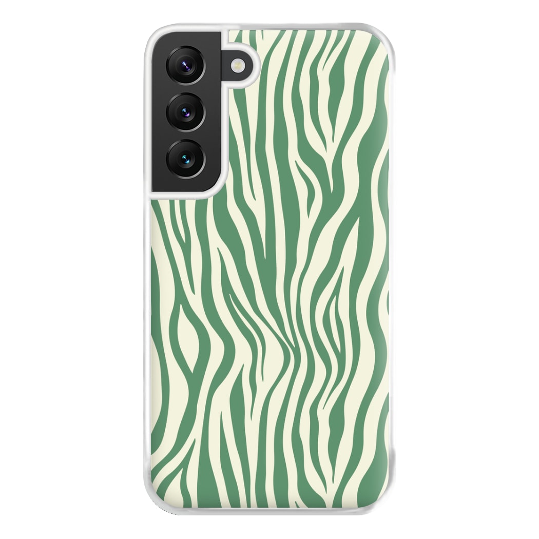 Green Zebra - Animal Patterns Phone Case for Galaxy S22 Plus