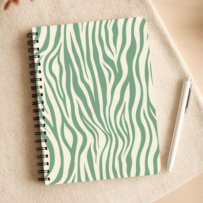 Green Zebra - Animal Patterns Notepad