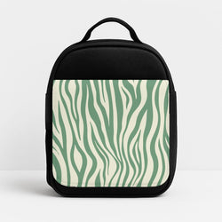 Green Zebra - Animal Patterns Insulated Lunchbox