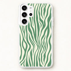 Green Zebra - Animal Patterns Phone Case for Galaxy S26 Ultra