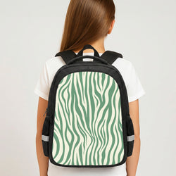Green Zebra - Animal Patterns Backpack