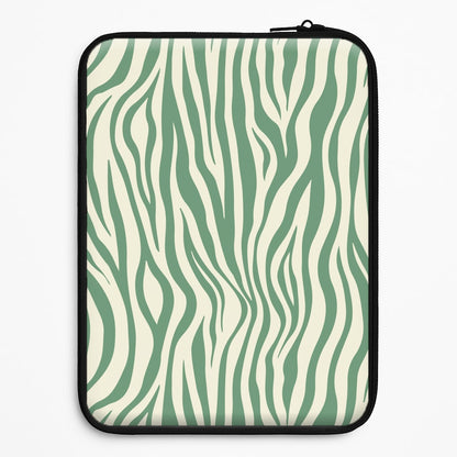 Green Zebra - Animal Patterns Universal Laptop Sleeve