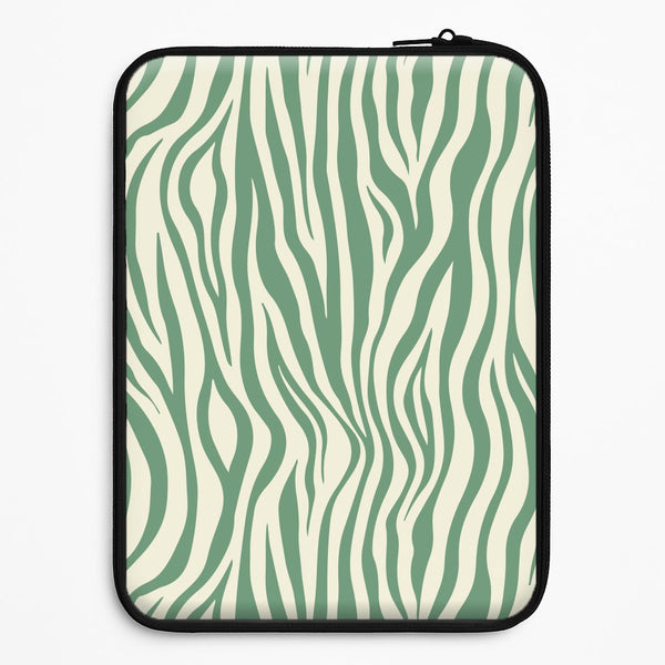 Green Zebra - Animal Patterns Universal Laptop Sleeve