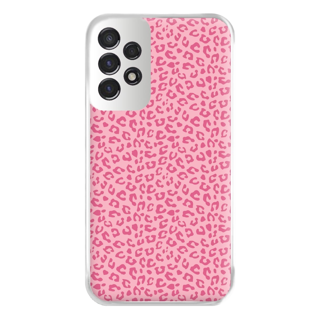 Pink Cheetah - Animal Patterns Phone Case for Galaxy A53