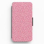 Pink Cheetah - Animal Patterns Flip / Wallet Phone Case 1