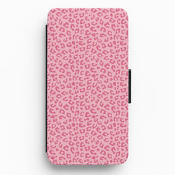Pink Cheetah - Animal Patterns Flip / Wallet Phone Case