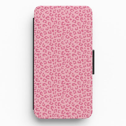 Pink Cheetah - Animal Patterns Flip / Wallet Phone Case