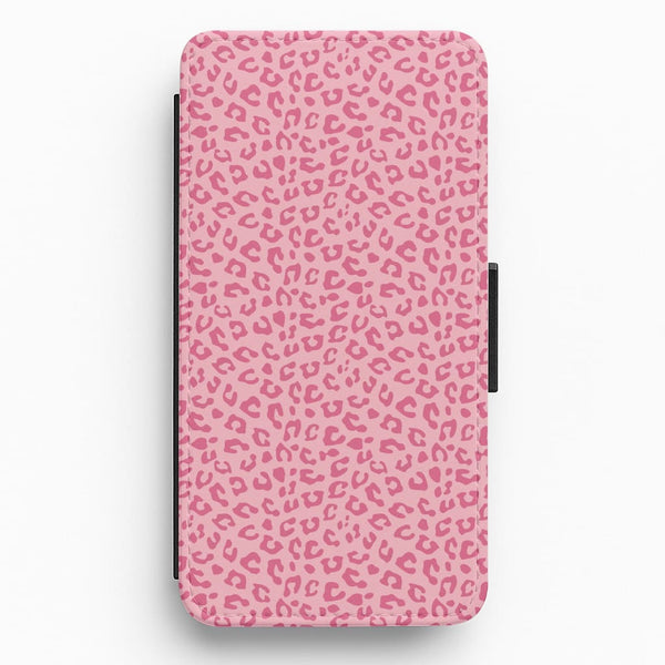 Pink Cheetah - Animal Patterns Flip / Wallet Phone Case