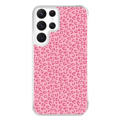 Pink Cheetah - Animal Patterns Phone Case for Galaxy S22 Ultra