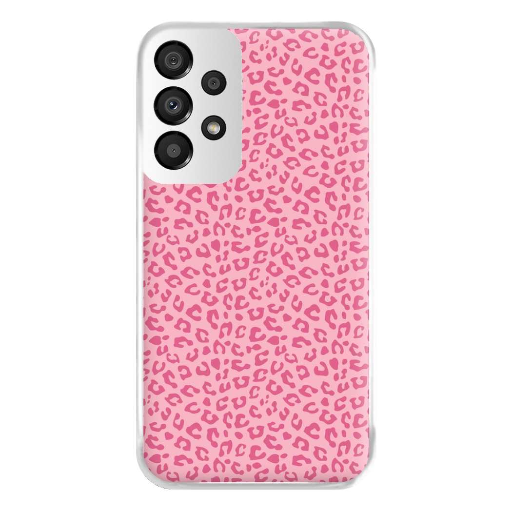 Pink Cheetah - Animal Patterns Phone Case for Galaxy A33