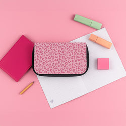 Pink Cheetah - Animal Patterns Pencil Case