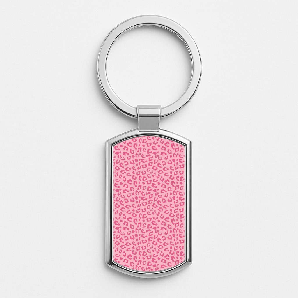 Pink Cheetah - Animal Patterns Luxury Keyring