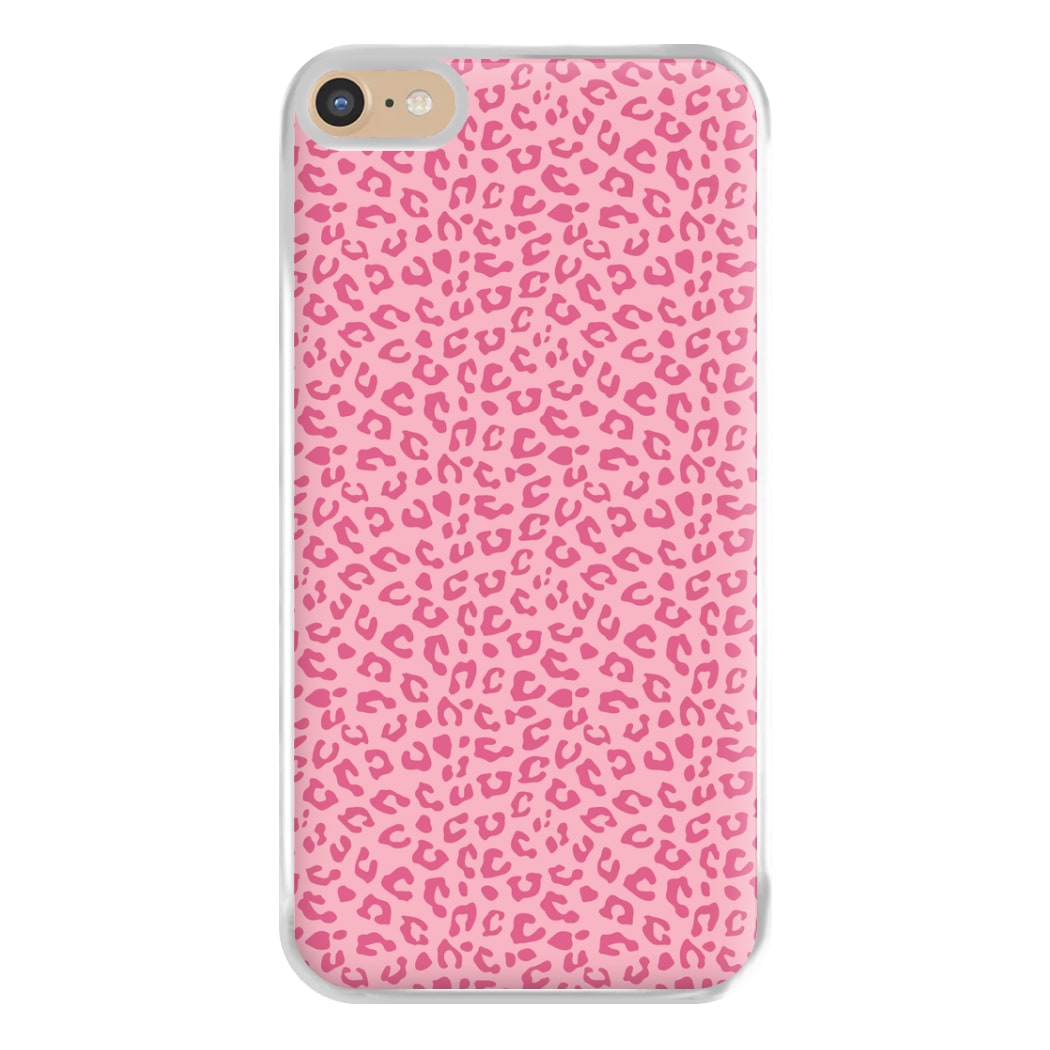 Pink Cheetah - Animal Patterns Phone Case for iPhone 6 Plus / 7 Plus / 8 Plus