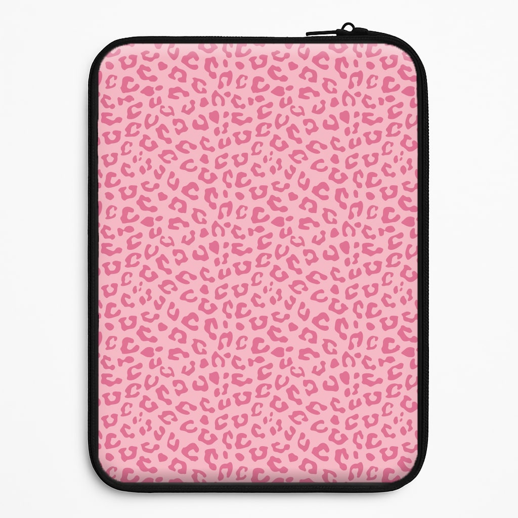 Pink Cheetah - Animal Patterns Laptop Sleeve