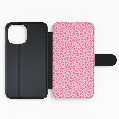 Pink Cheetah - Animal Patterns Flip Phone Case
