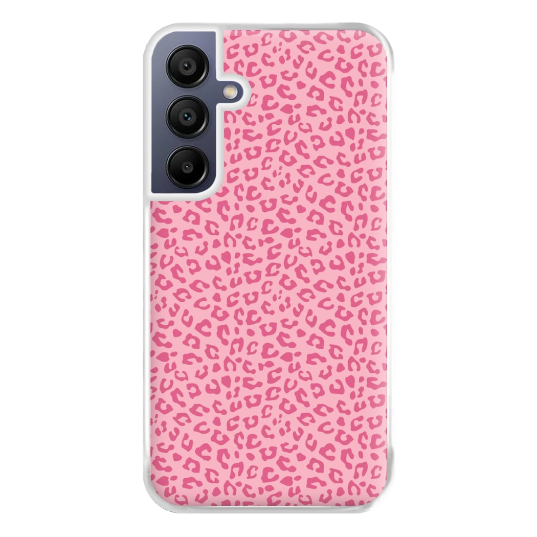 Pink Cheetah - Animal Patterns Phone Case for Galaxy A16