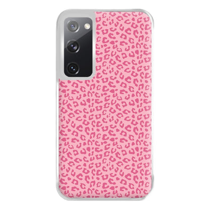 Pink Cheetah - Animal Patterns Phone Case for Galaxy S20FE