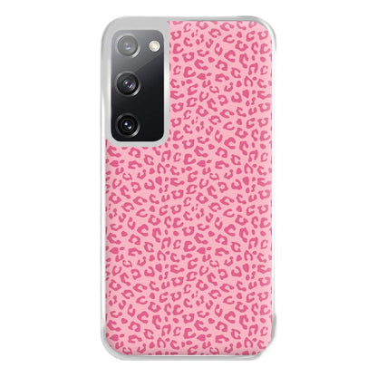 Pink Cheetah - Animal Patterns Phone Case for Galaxy S20