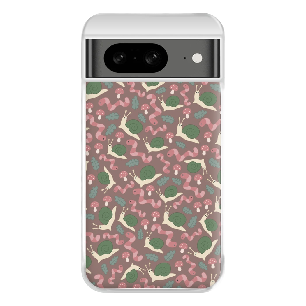 Snails - Animal Patterns Phone Case for Google Pixel 8