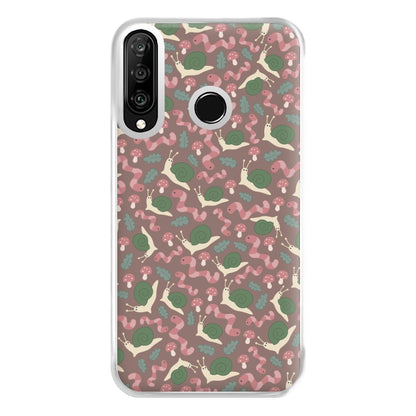 Snails - Animal Patterns Phone Case for Huawei P30 Lite