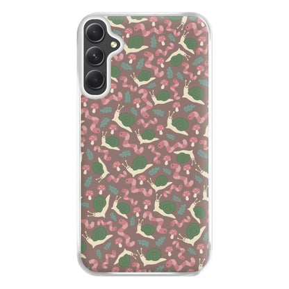 Snails - Animal Patterns Phone Case for Galaxy A14