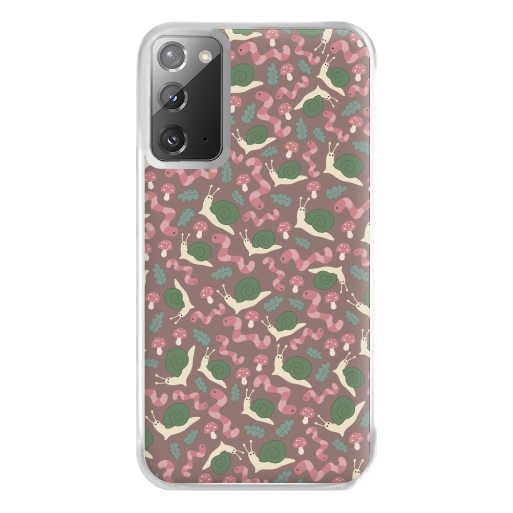 Snails - Animal Patterns Phone Case for Galaxy Note 20 Ultra