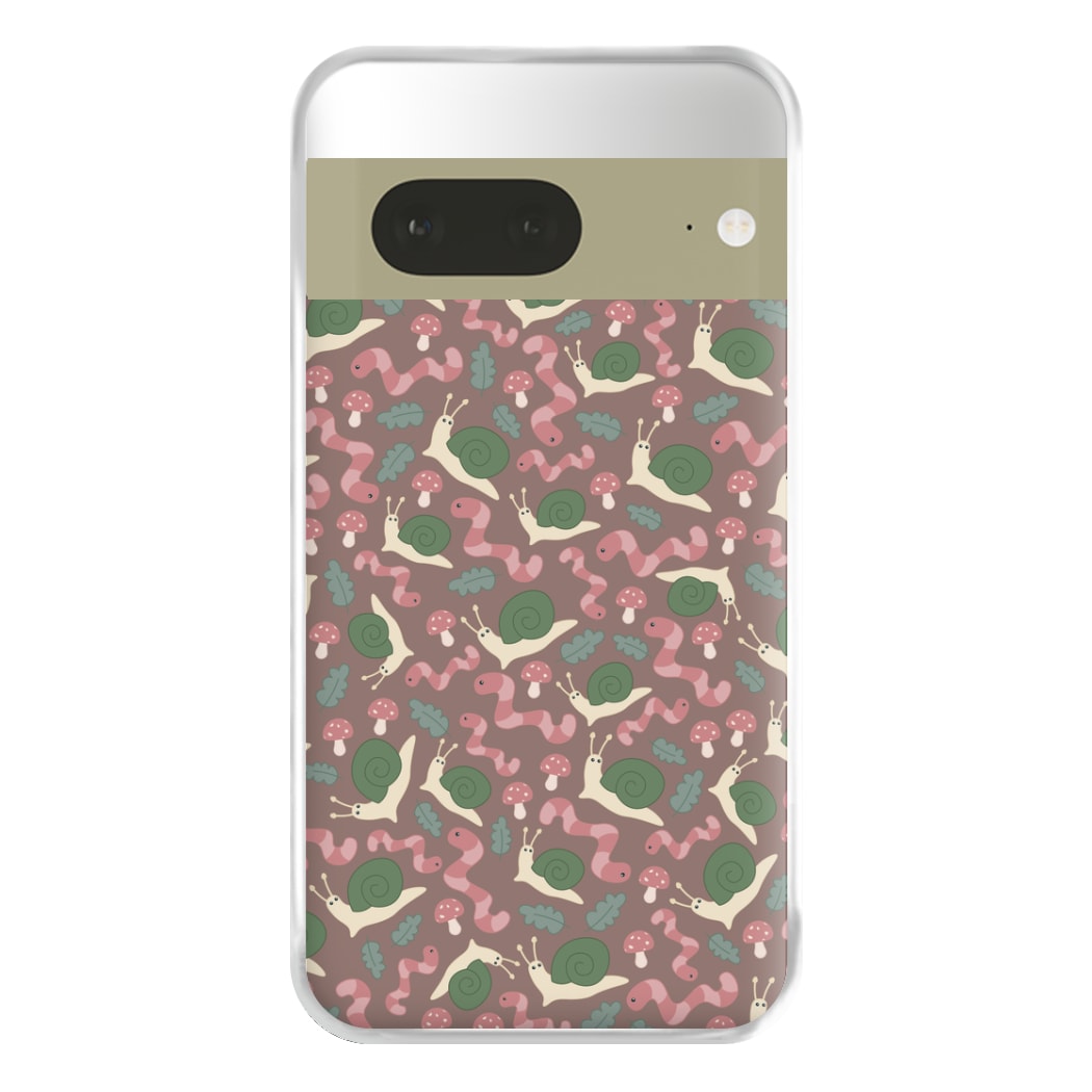 Snails - Animal Patterns Phone Case for Google Pixel 7a