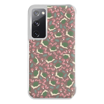 Snails - Animal Patterns Phone Case for Galaxy S20FE