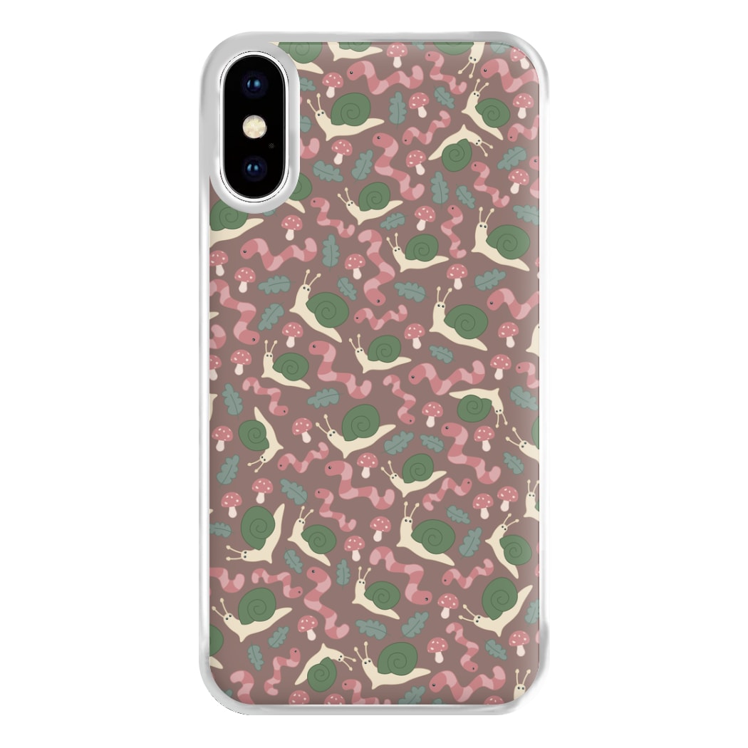 Snails - Animal Patterns Phone Case for iPhone XS Max