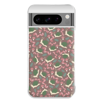 Snails - Animal Patterns Phone Case for Google Pixel 8 Pro