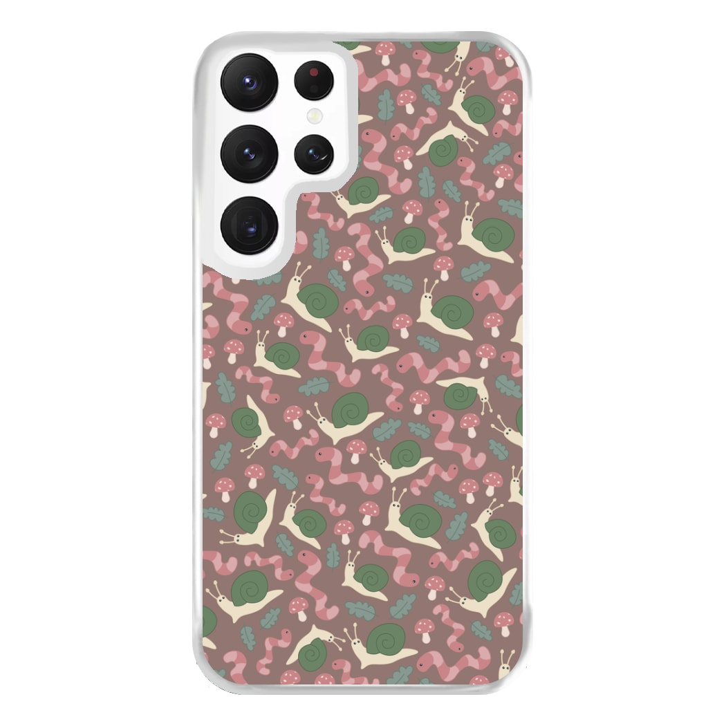 Snails - Animal Patterns Phone Case for Galaxy S22 Ultra