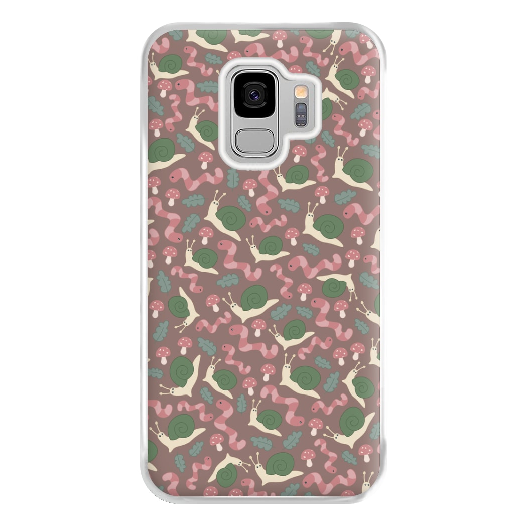 Snails - Animal Patterns Phone Case for Galaxy S9 Plus