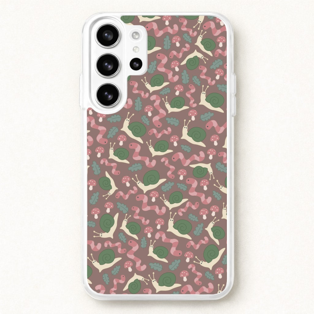 Snails - Animal Patterns Phone Case for Galaxy S26 Ultra