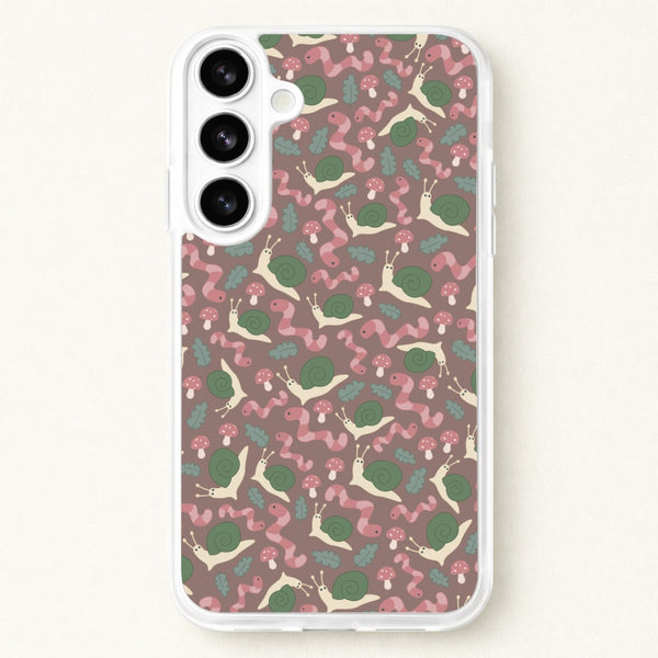 Snails - Animal Patterns Phone Case for Galaxy S26