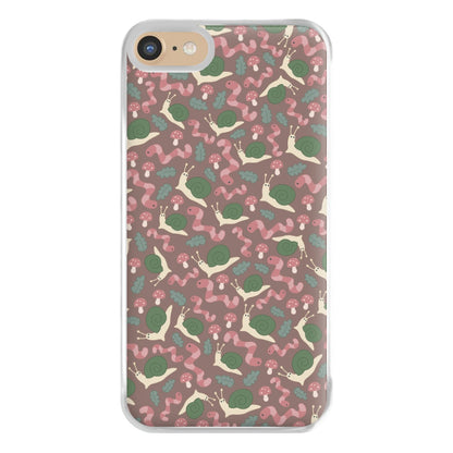 Snails - Animal Patterns Phone Case for iPhone 6 / 7 / 8 / SE