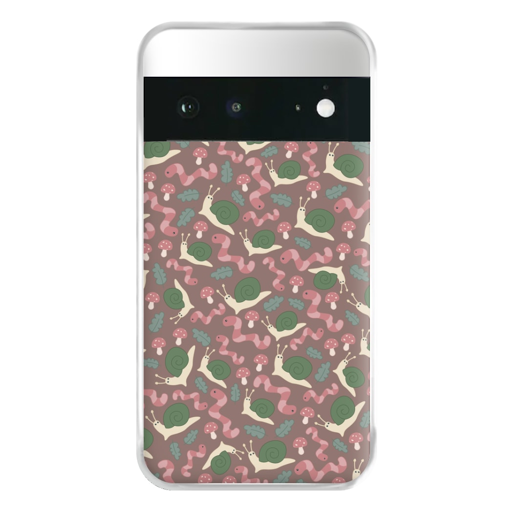 Snails - Animal Patterns Phone Case for Google Pixel 6a