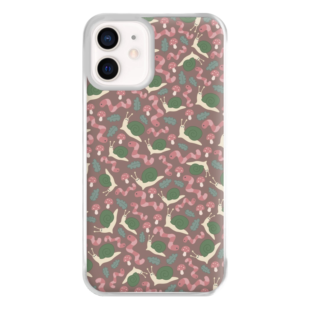 Snails - Animal Patterns Phone Case for iPhone 12 Mini