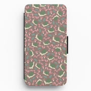 Snails - Animal Patterns Flip / Wallet Phone Case 1