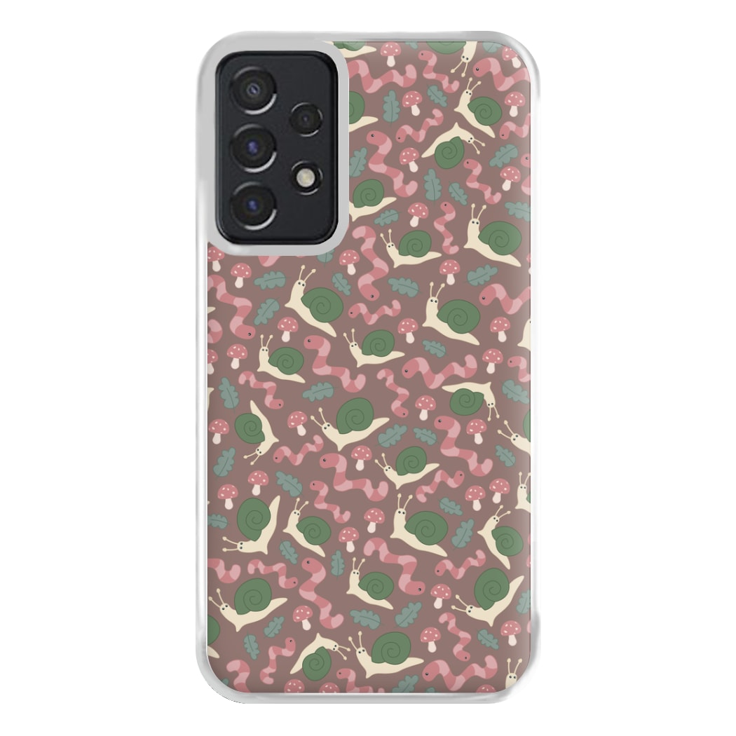 Snails - Animal Patterns Phone Case for Galaxy A52 / A52s