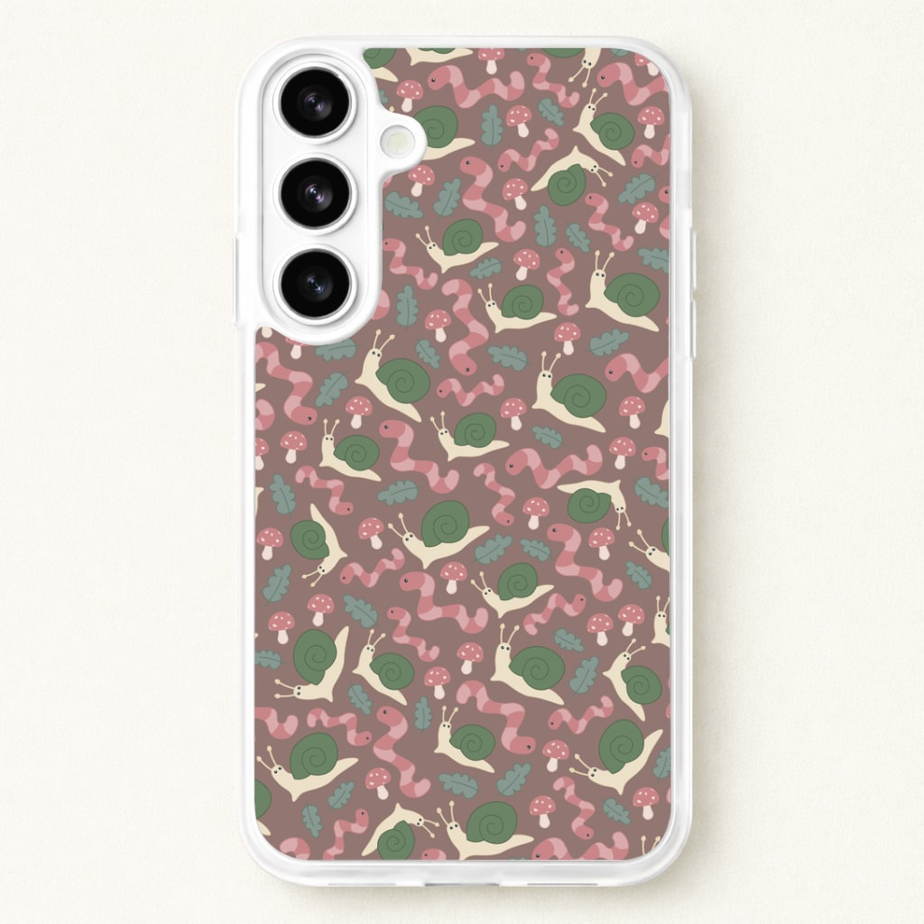 Snails - Animal Patterns Phone Case for Galaxy S26 Plus