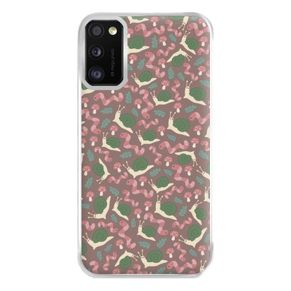 Snails - Animal Patterns Phone Case for Galaxy A41