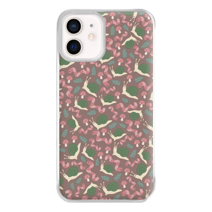 Snails - Animal Patterns Phone Case for iPhone 13 Mini