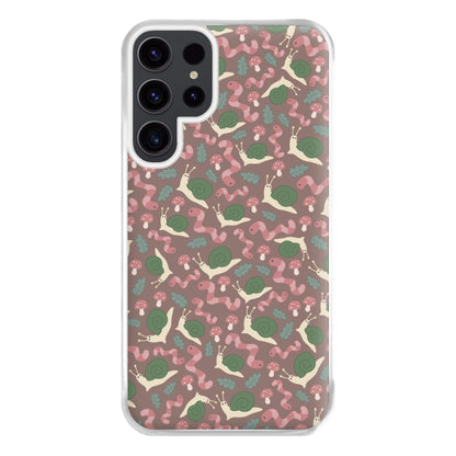 Snails - Animal Patterns Phone Case for Galaxy S23 Ultra