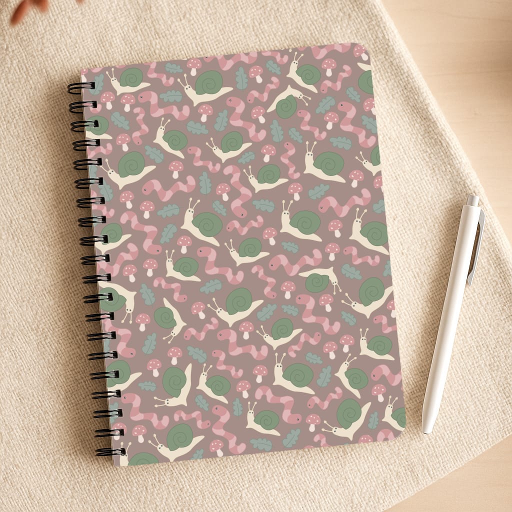 Snails - Animal Patterns Notepad