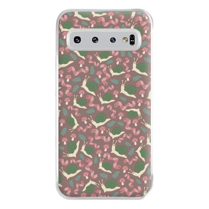 Snails - Animal Patterns Phone Case for Galaxy S10 Plus