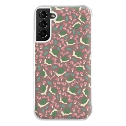 Snails - Animal Patterns Phone Case for Galaxy S21 Plus