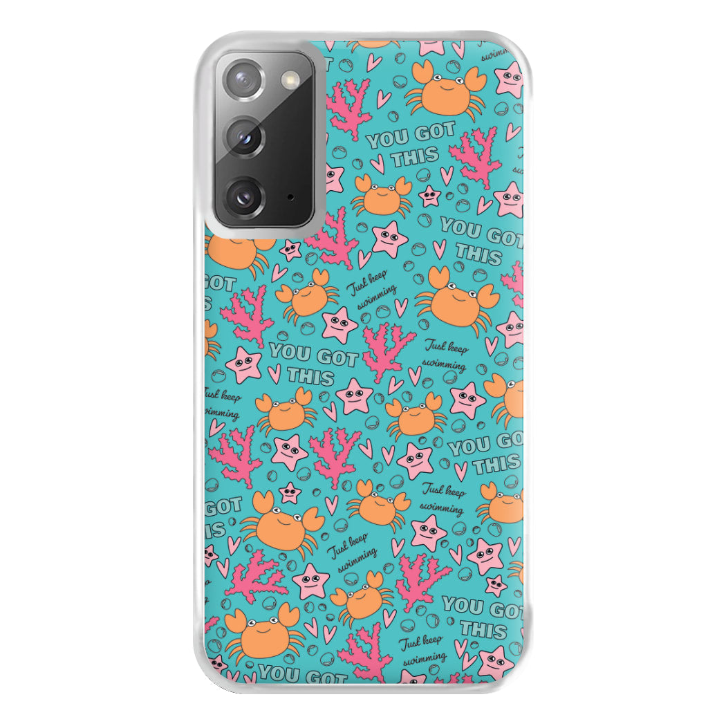 Crabs - Animal Patterns Phone Case for Galaxy Note 20 Ultra