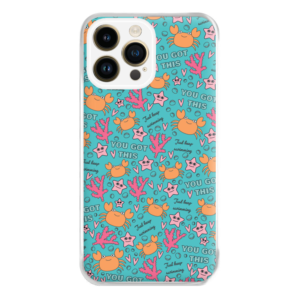 Crabs - Animal Patterns Phone Case for iPhone 14 Pro Max