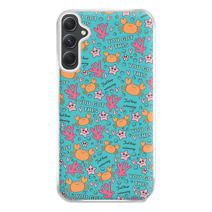 Crabs - Animal Patterns Phone Case for Galaxy A14